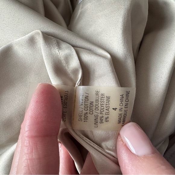 Women's Elie Tahari Floral Red and Beige Vacation Spring Short Skirt Size 4 - Picture 5 of 5